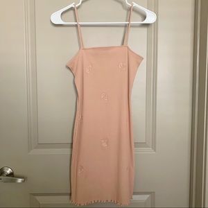 TopShop Pink Floral Mini Dress Sz 4